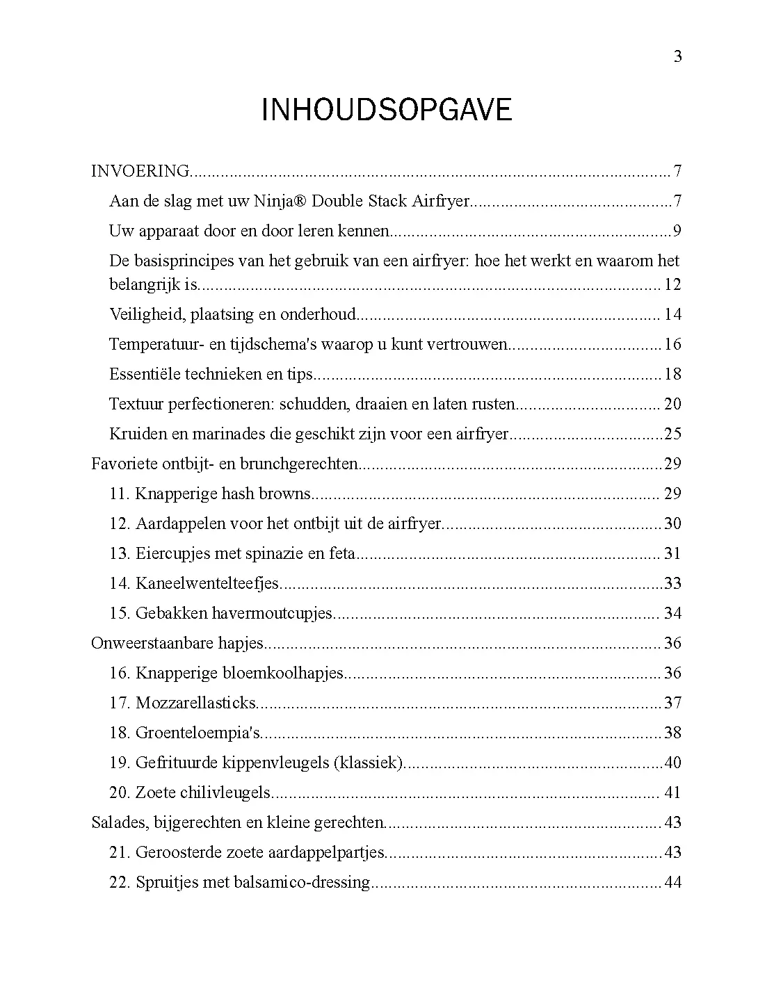Voorbeeld pagina