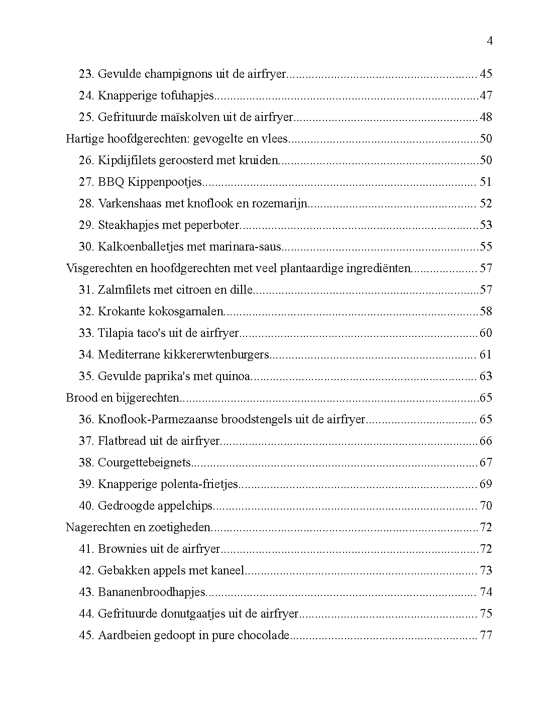 Voorbeeld pagina