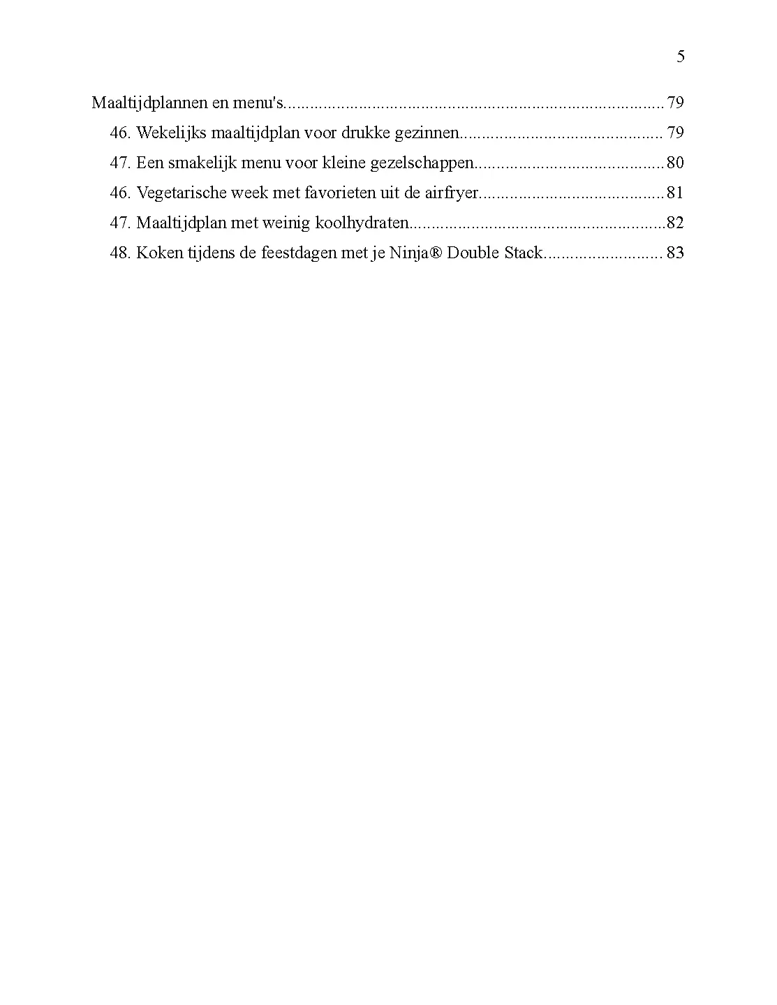 Voorbeeld pagina