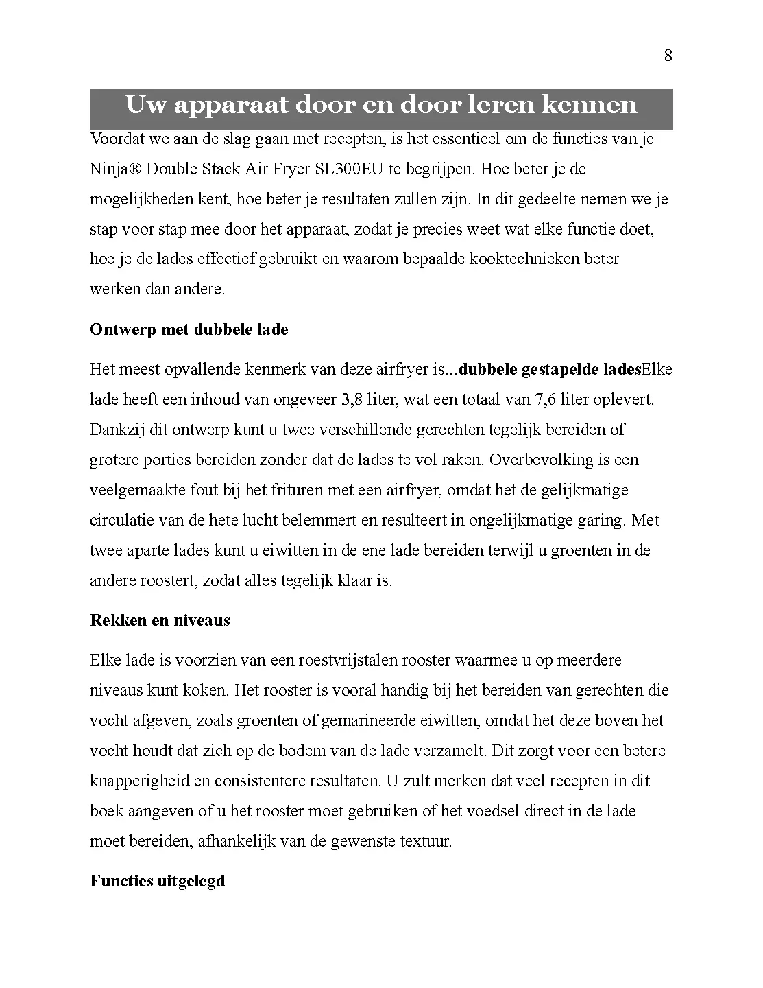 Voorbeeld pagina