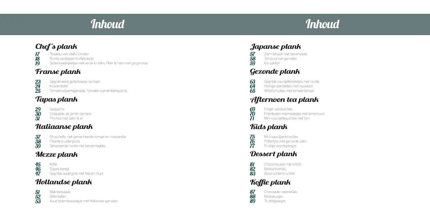 Voorbeeld pagina