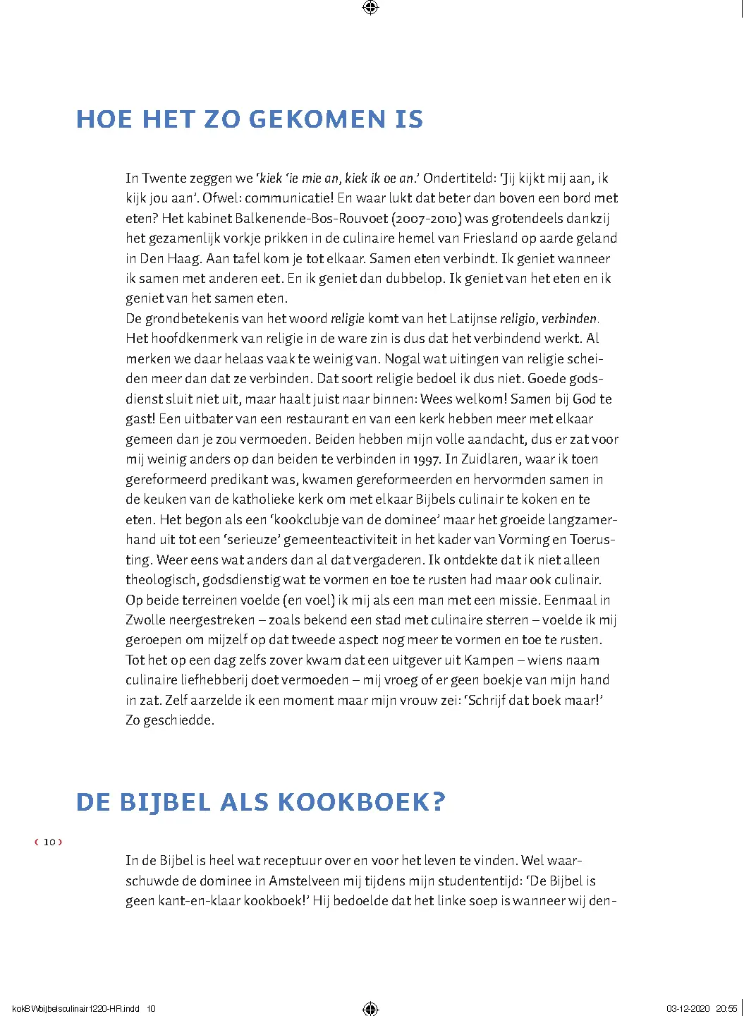 Voorbeeld pagina