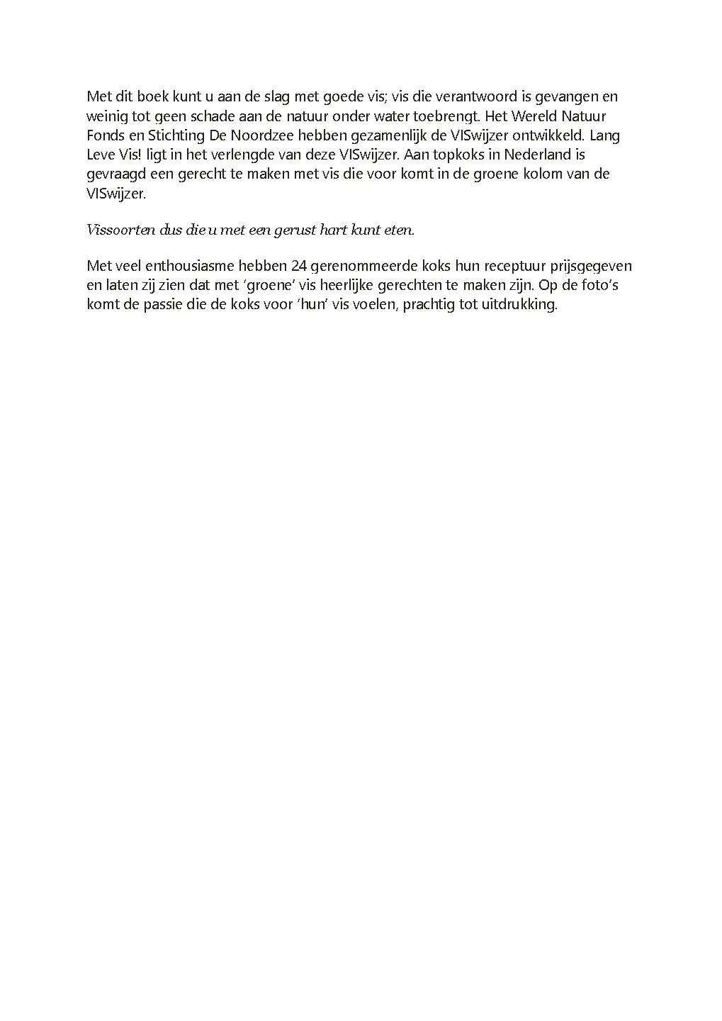 Voorbeeld pagina