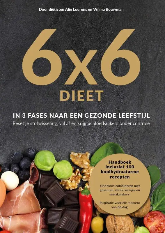 Cover van 6x6 dieet
