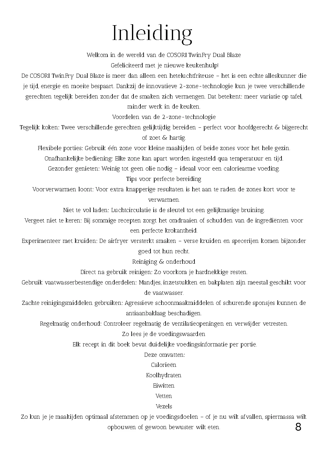 Voorbeeld pagina