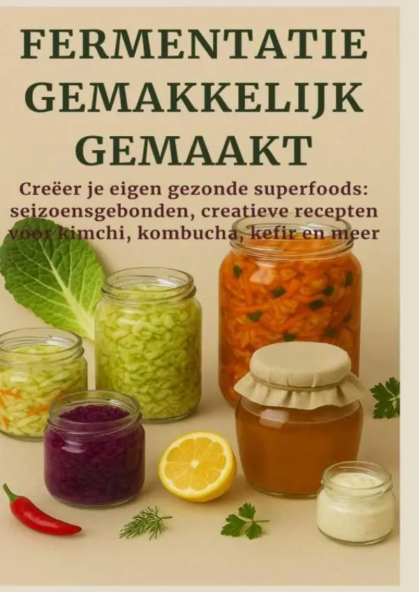 Cover van FERMENTATIE GEMAKKELIJK GEMAAKT Creëer je eigen gezonde superfoods
