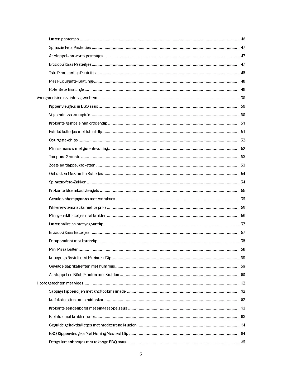 Voorbeeld pagina