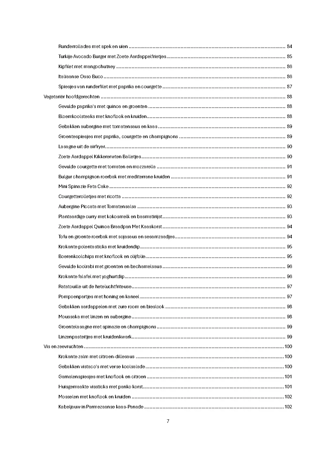 Voorbeeld pagina