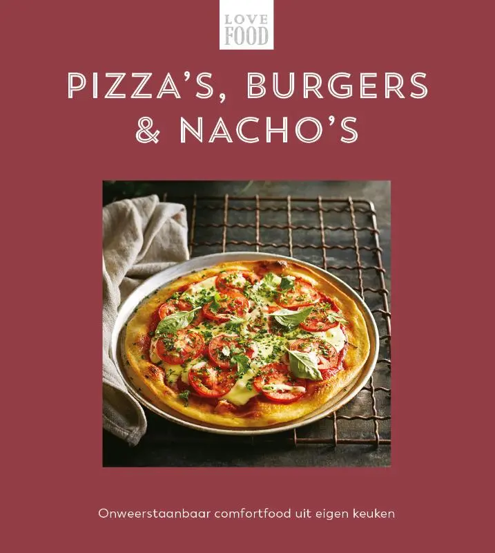 Cover van Pizza's, burgers & nacho's - Love food