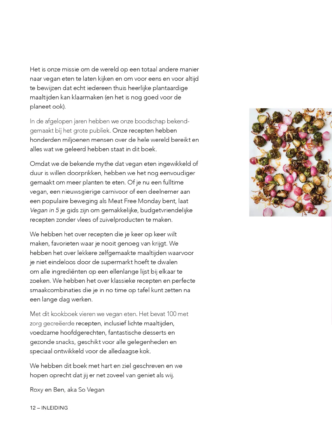 Voorbeeld pagina