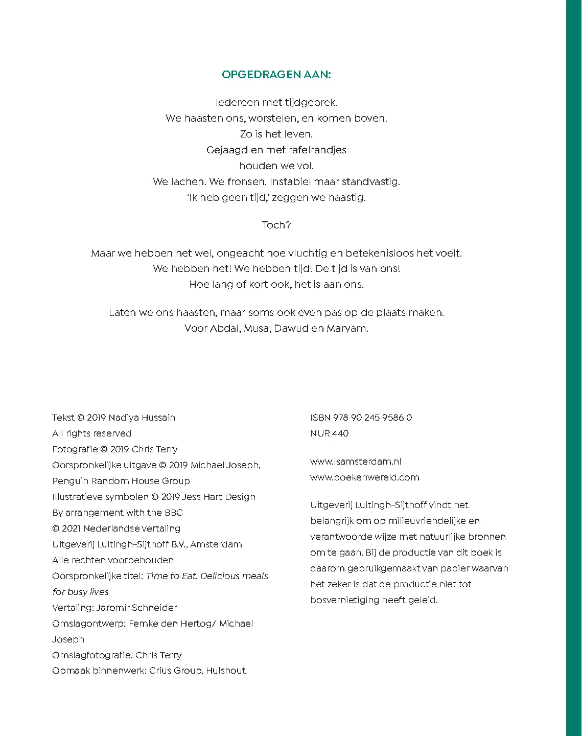 Voorbeeld pagina