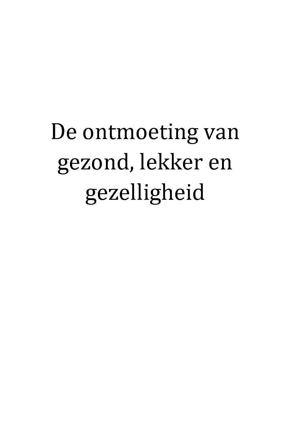Voorbeeld pagina