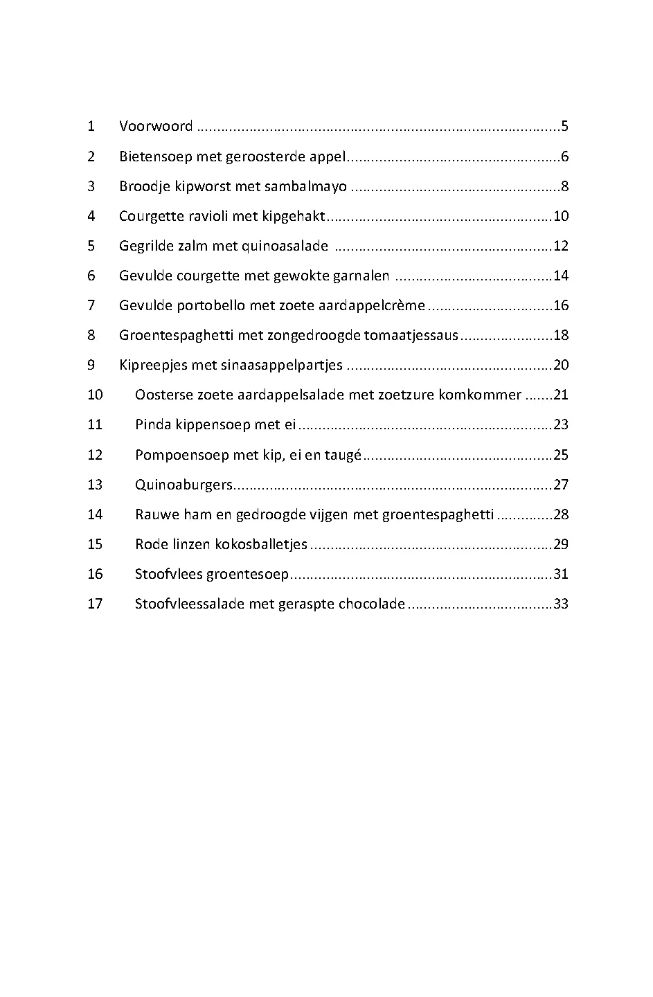 Voorbeeld pagina