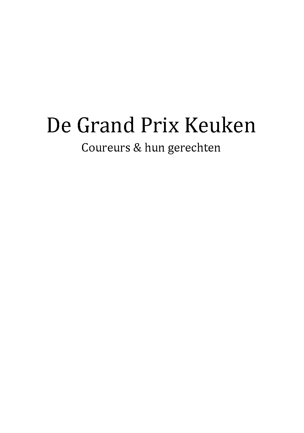 Voorbeeld pagina