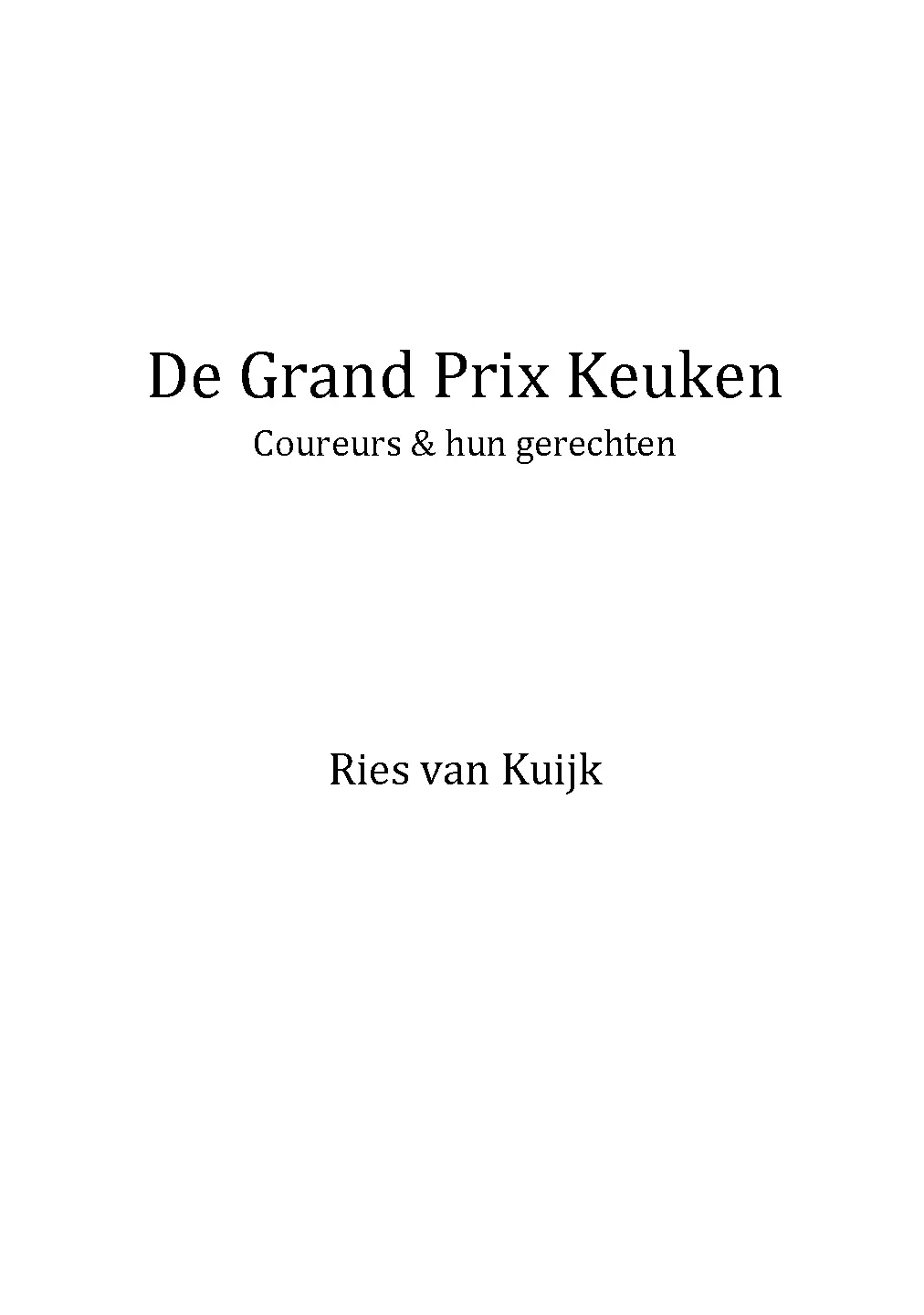 Voorbeeld pagina