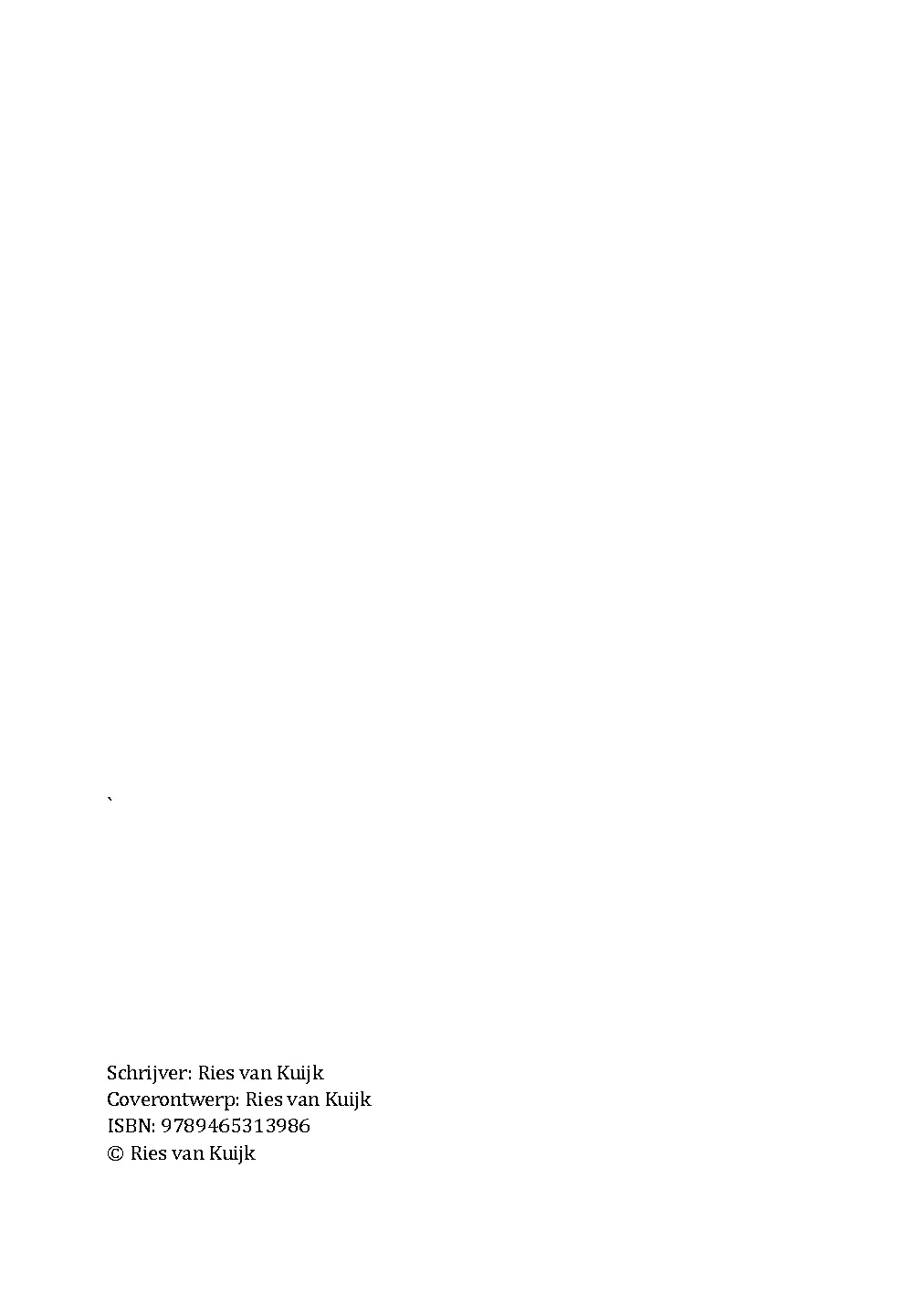 Voorbeeld pagina