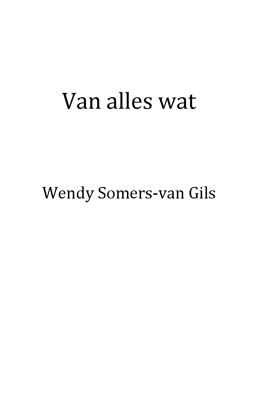 Voorbeeld pagina