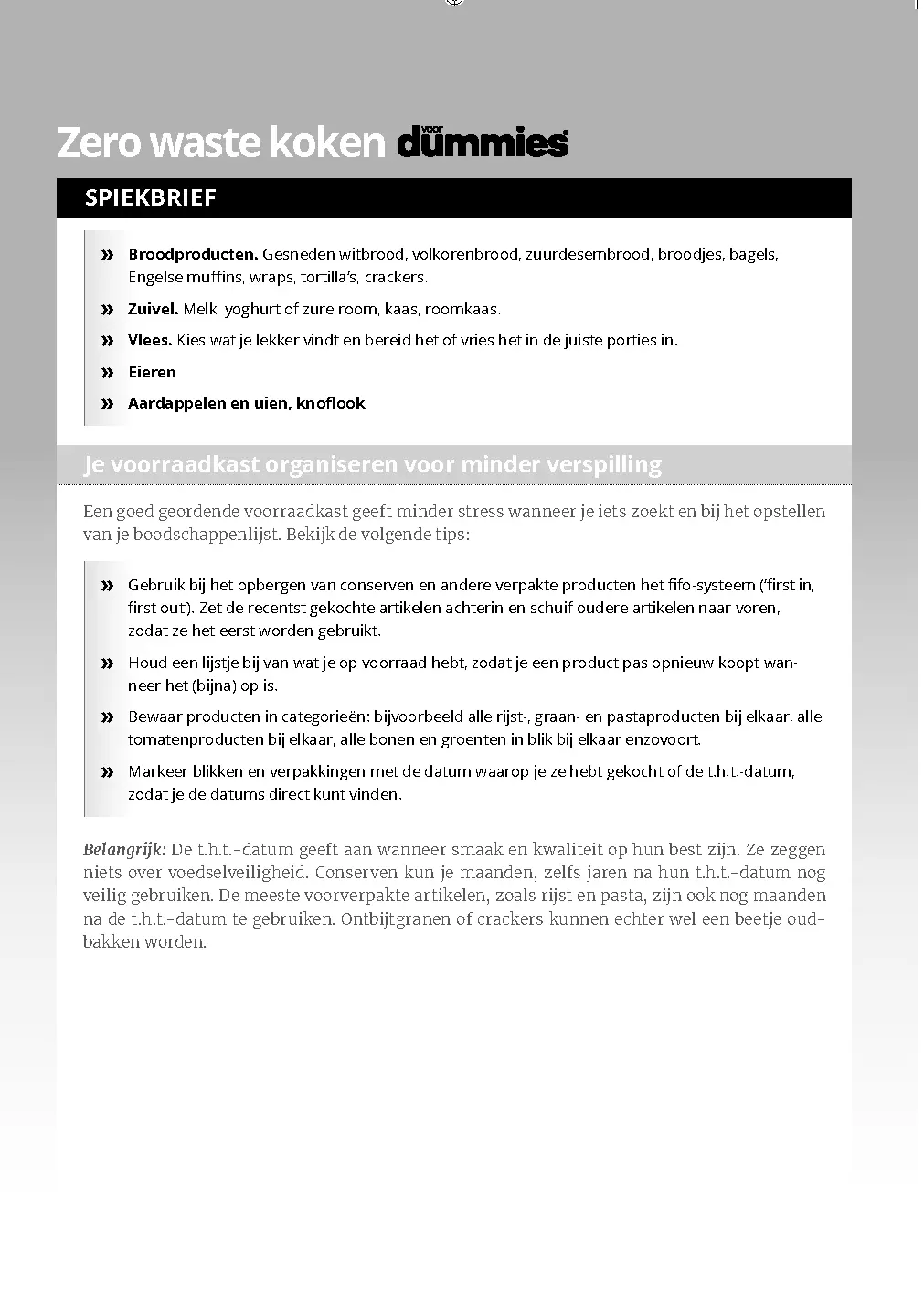 Voorbeeld pagina