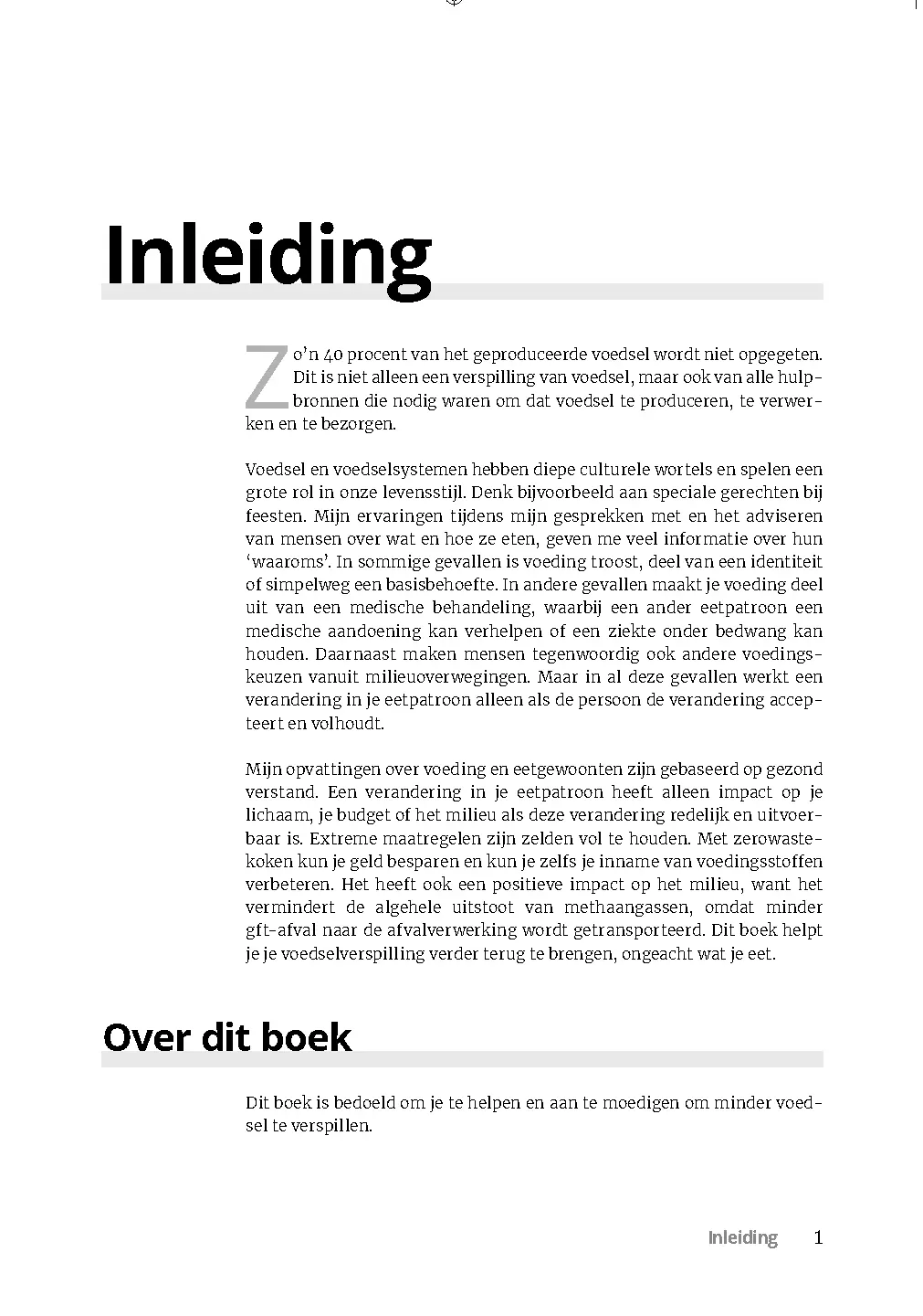 Voorbeeld pagina