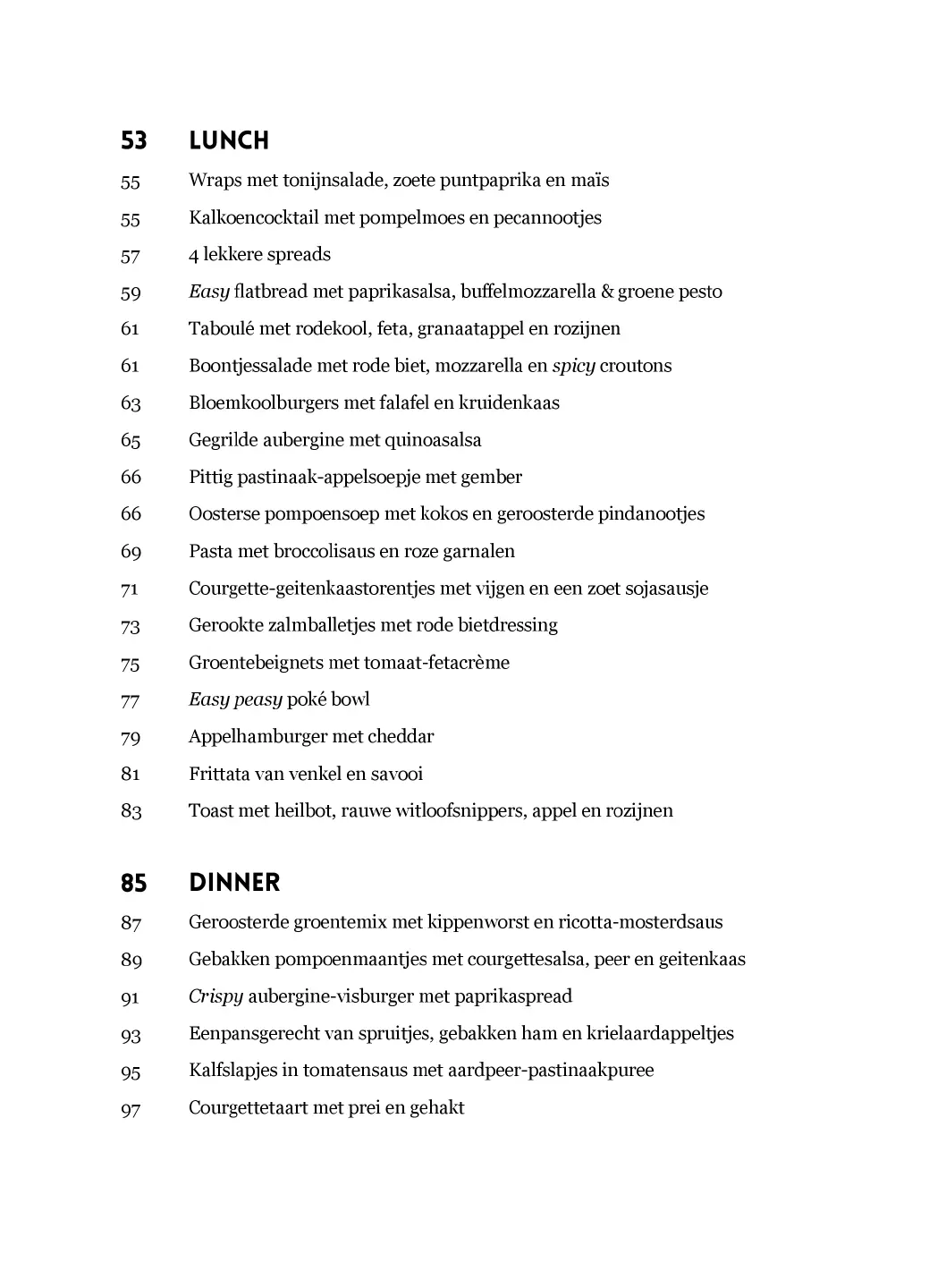 Voorbeeld pagina