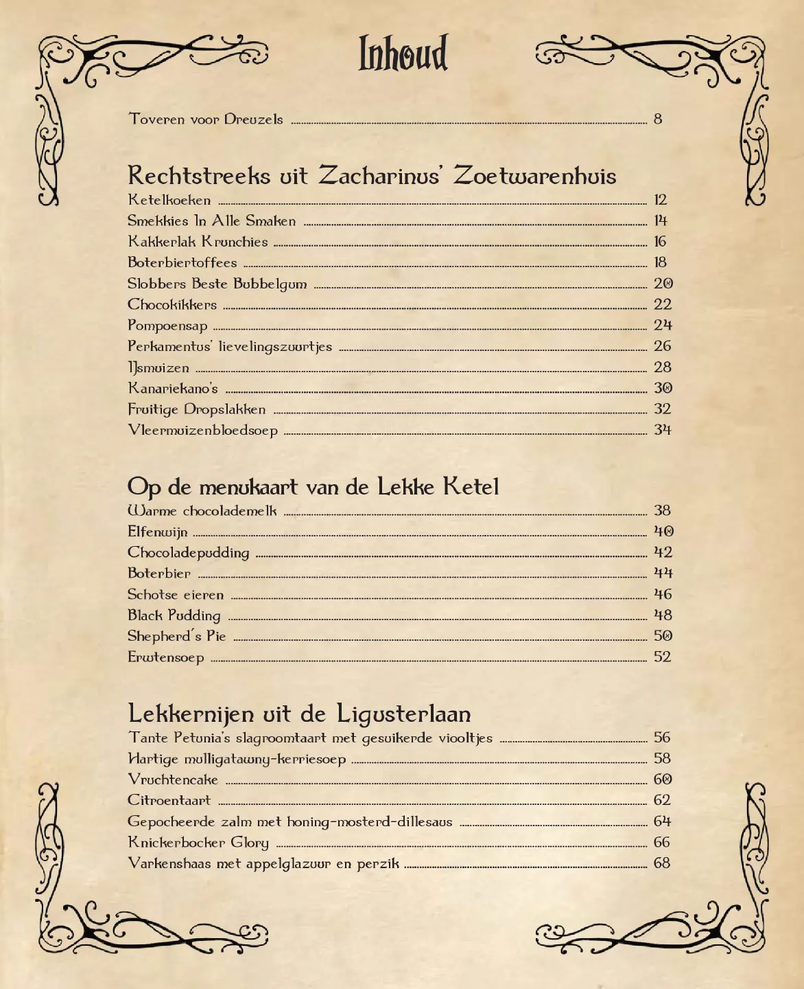 Voorbeeld pagina