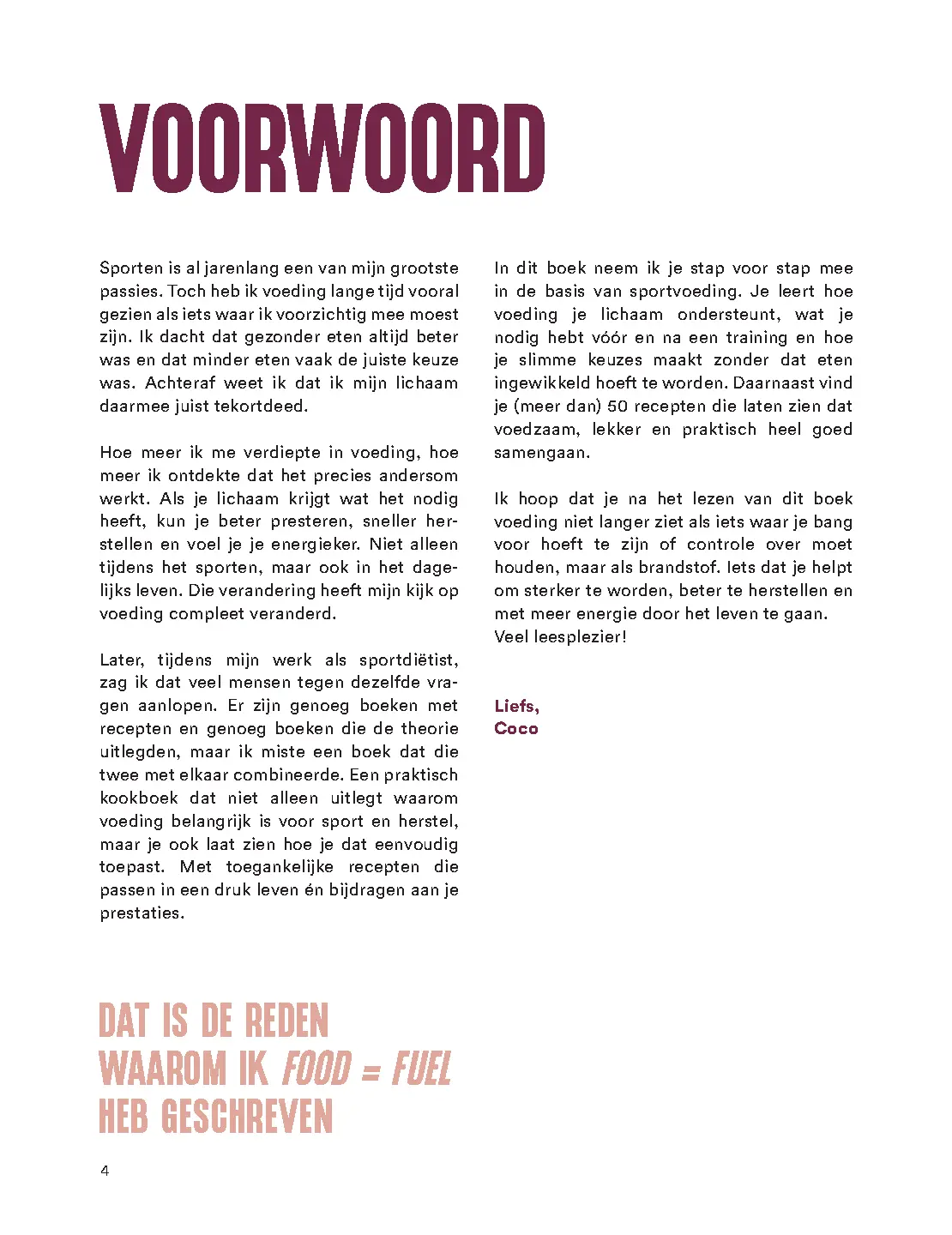 Voorbeeld pagina
