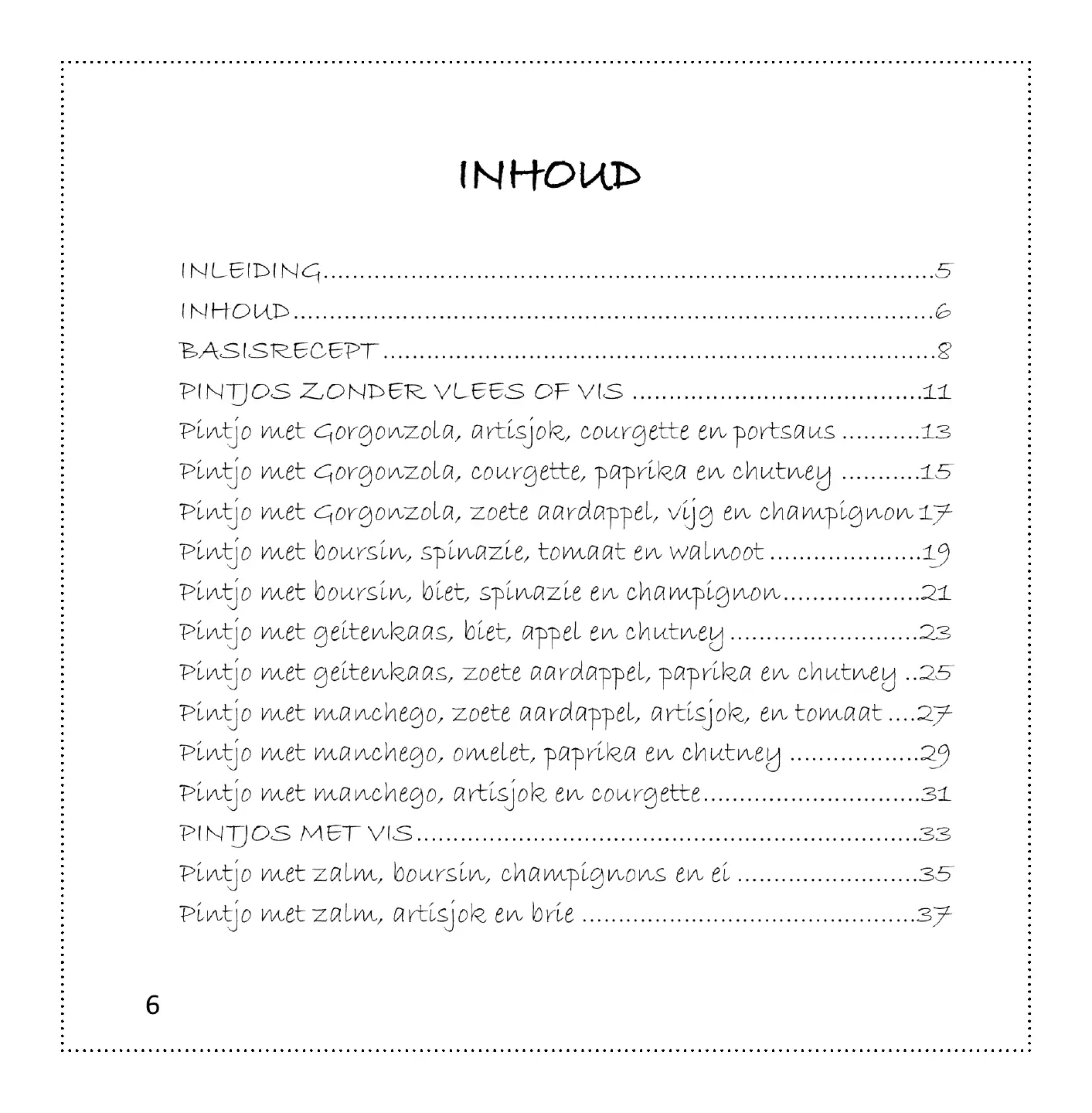 Voorbeeld pagina