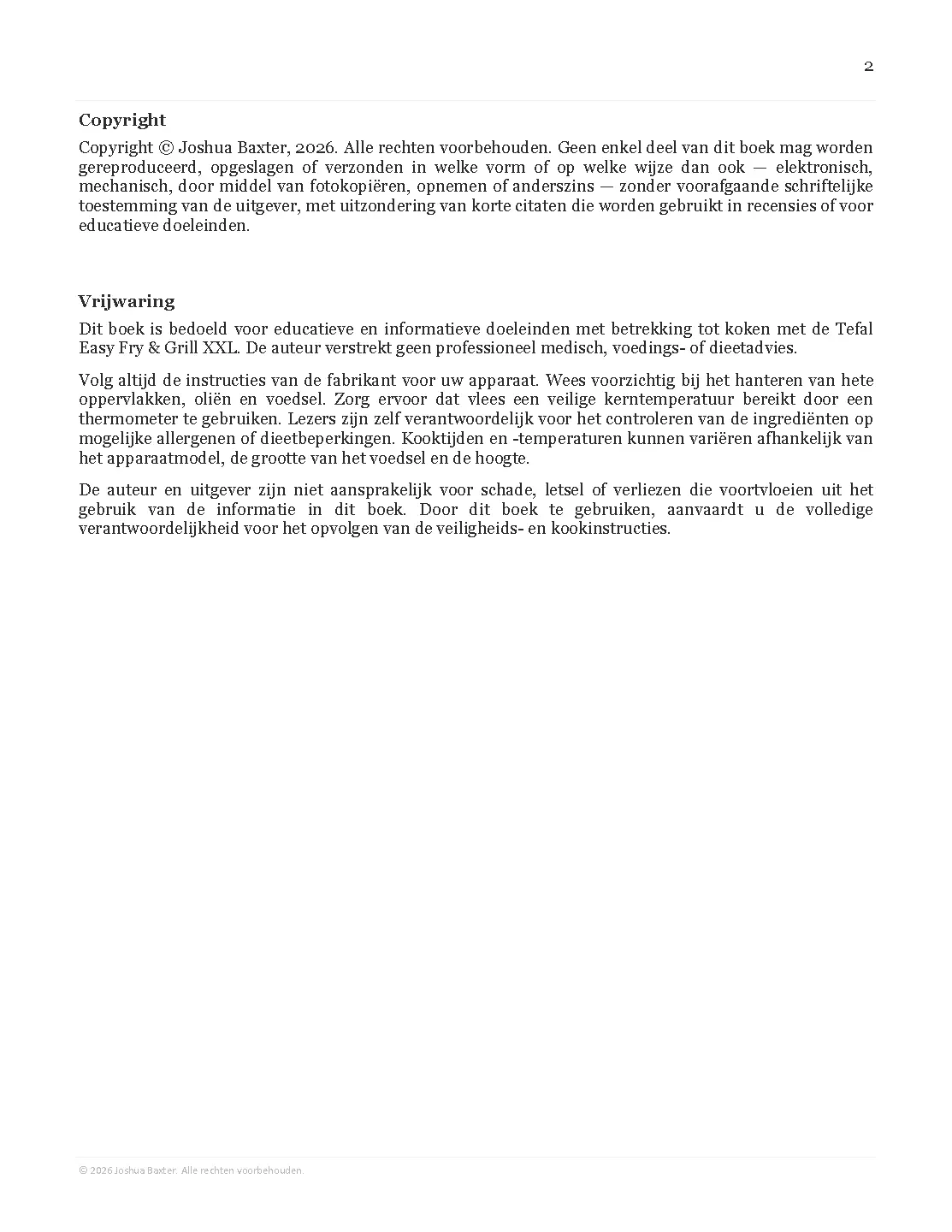 Voorbeeld pagina