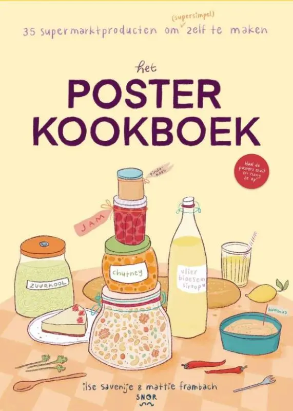 Cover van Het posterkookboek