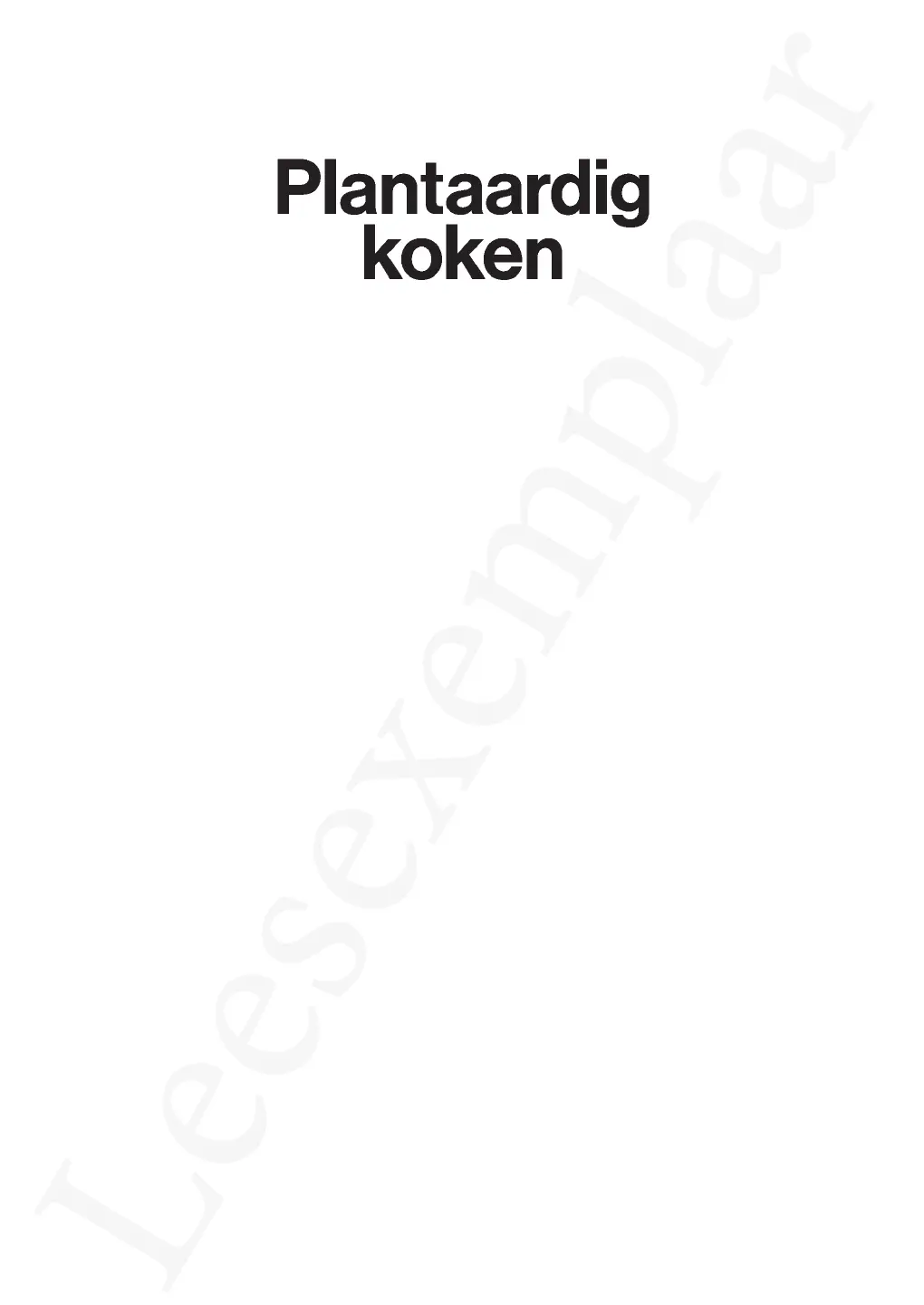 Voorbeeld pagina
