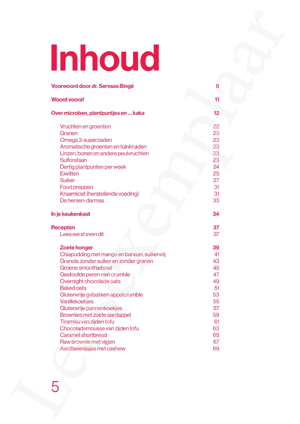 Voorbeeld pagina