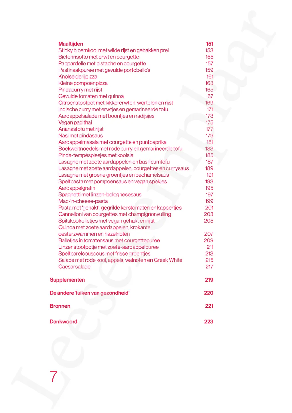 Voorbeeld pagina