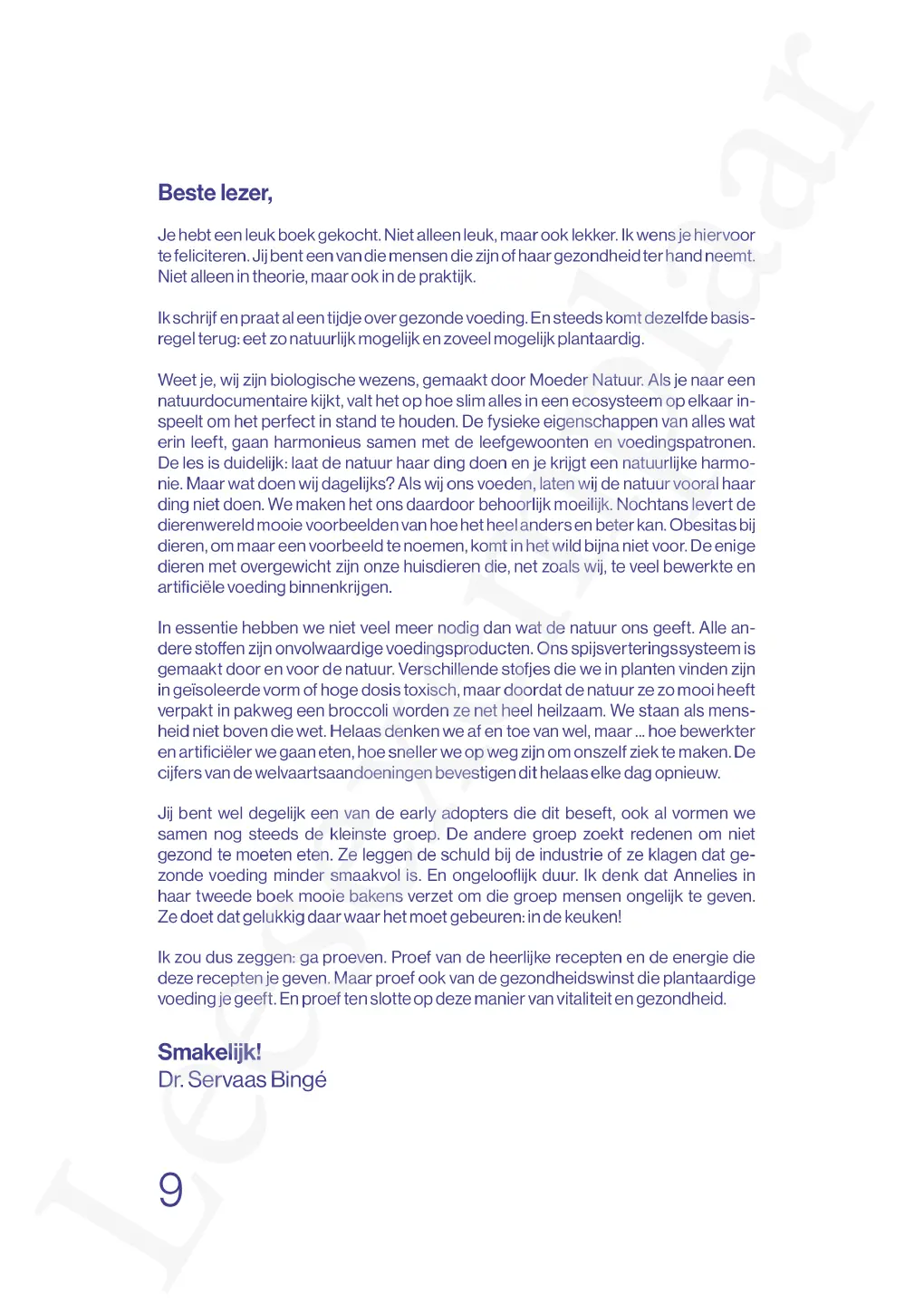 Voorbeeld pagina