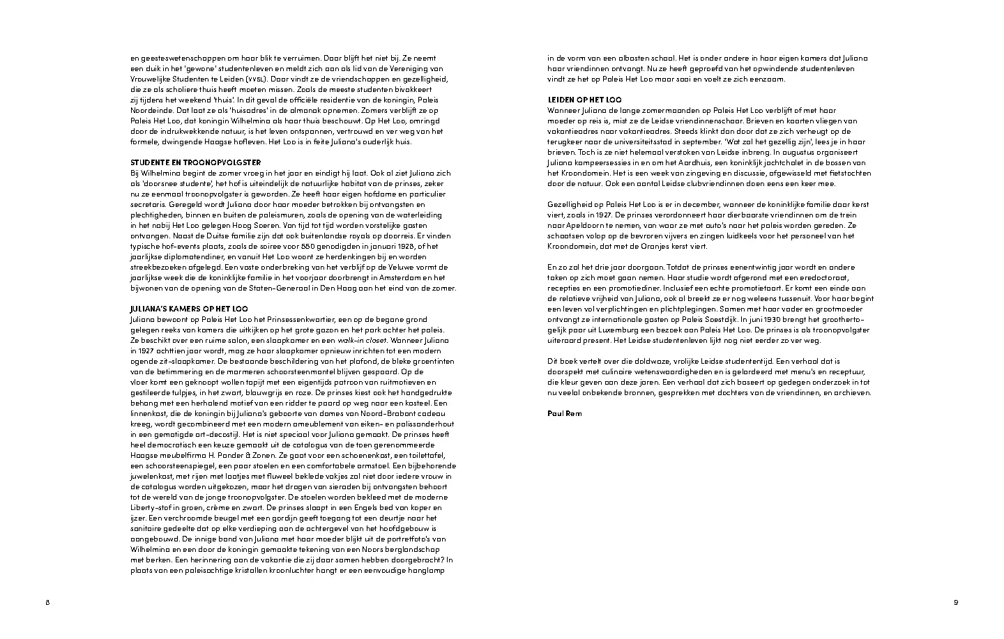 Voorbeeld pagina