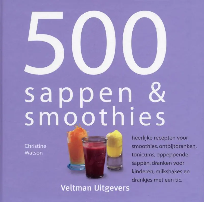 Cover van 500 sappen & smoothies