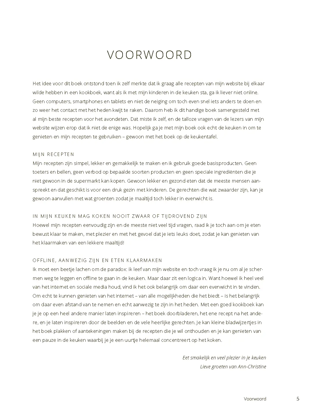 Voorbeeld pagina