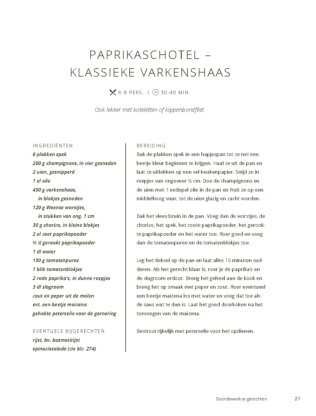 Voorbeeld pagina