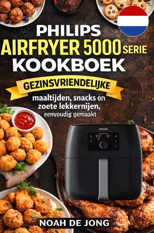 Cover van Philips Airfryer 5000 Serie XXL Kookboek