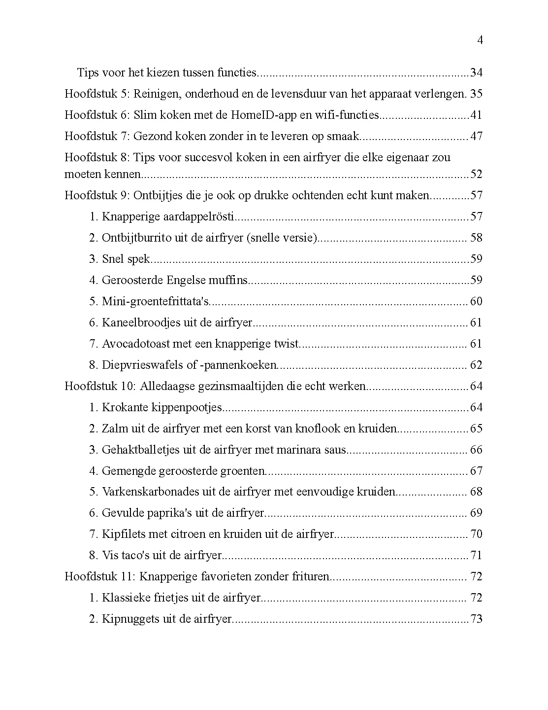 Voorbeeld pagina