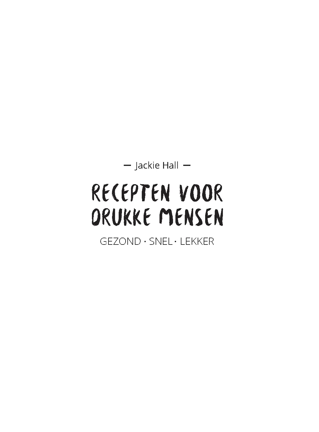 Voorbeeld pagina