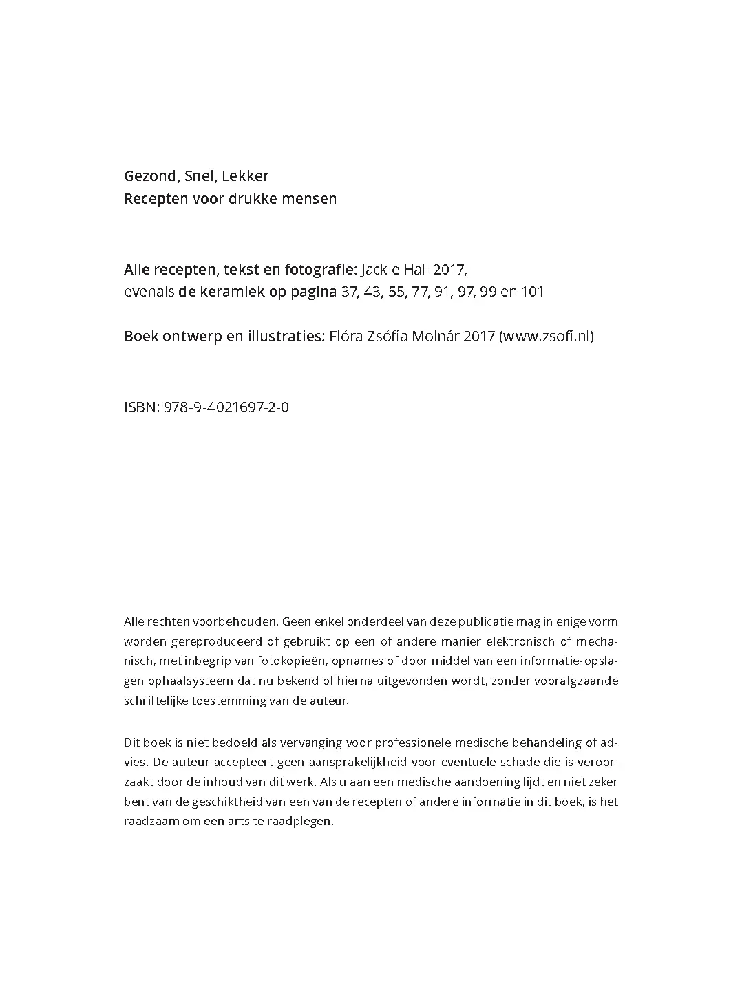 Voorbeeld pagina