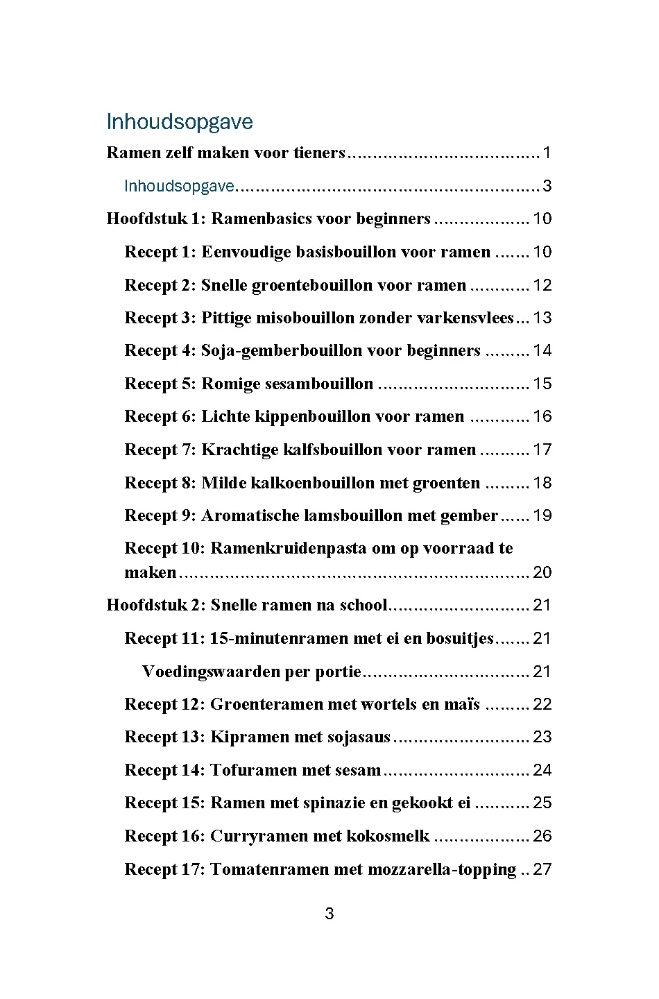 Voorbeeld pagina