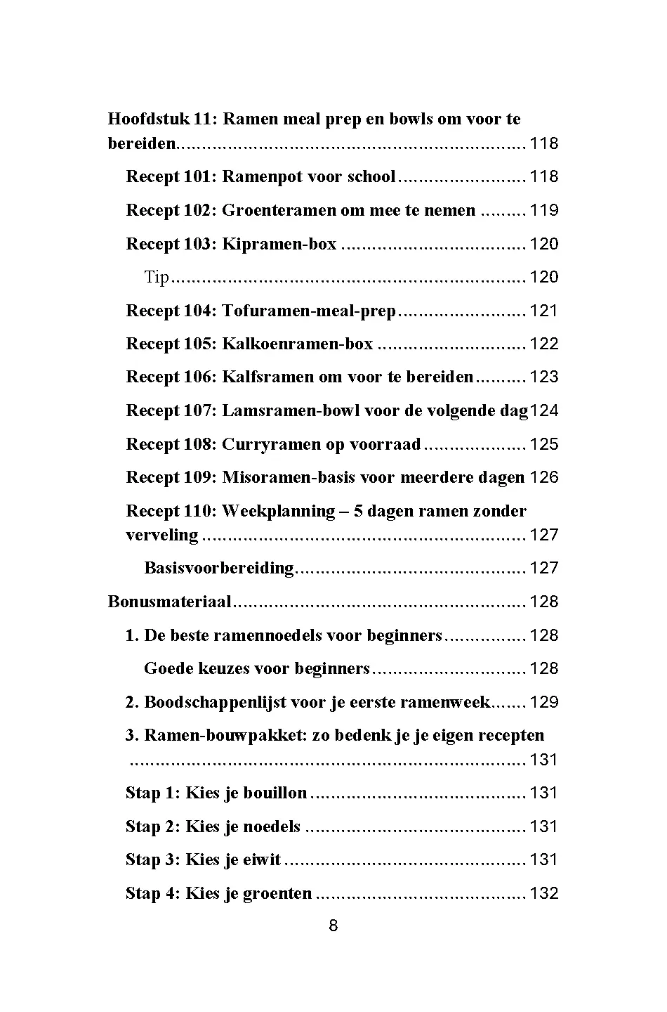 Voorbeeld pagina