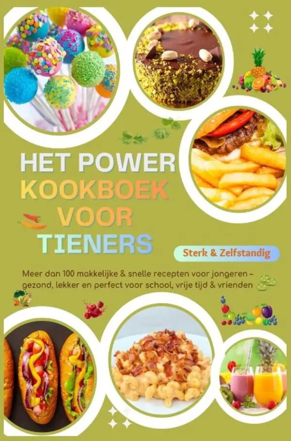 Cover van Sterk & Zelfstandig: Het Power-Kookboek voor Tieners – Meer dan 100 makkelijke & snelle recepten voor jongeren