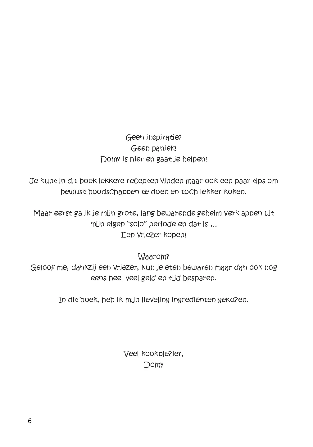Voorbeeld pagina