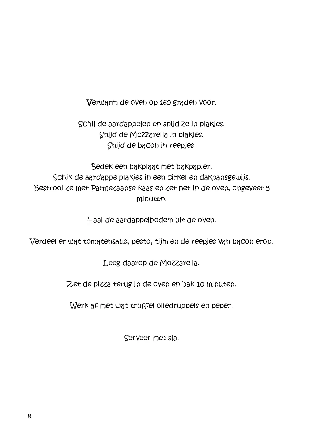 Voorbeeld pagina