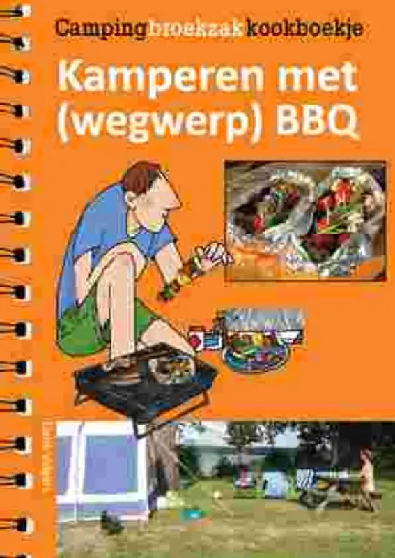 Cover van Kamperen met (wegwerp)BBQ
