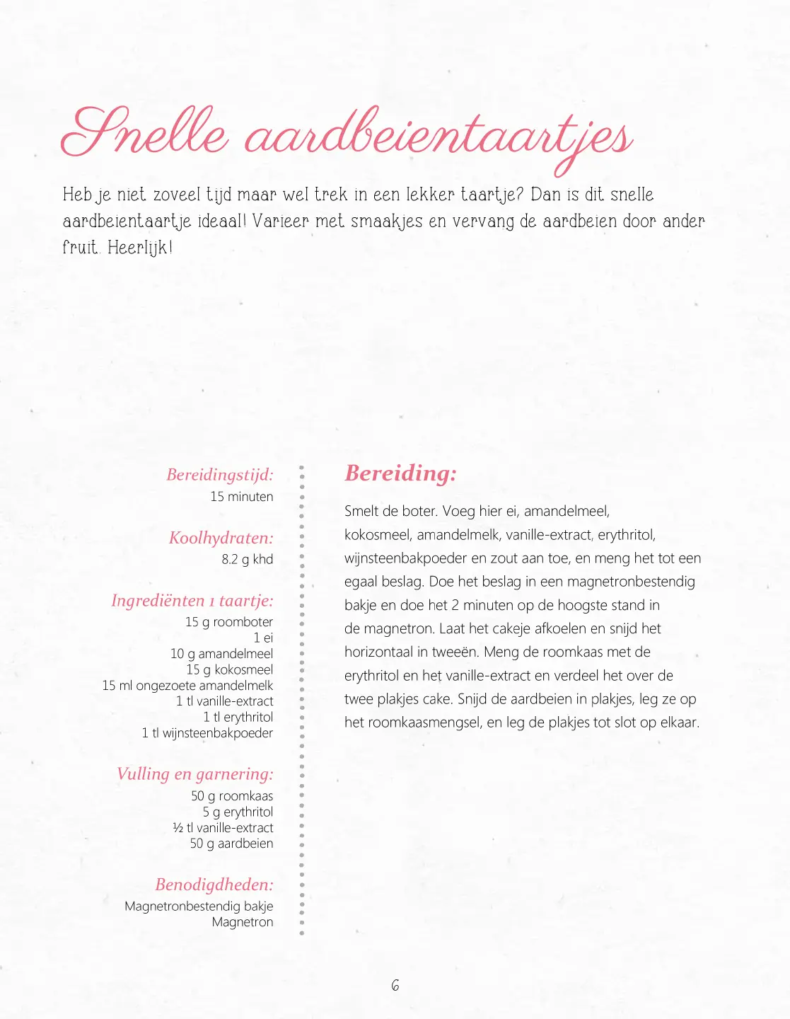 Voorbeeld pagina