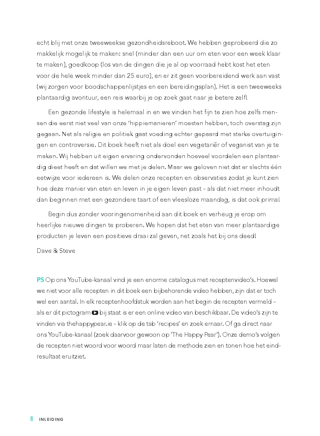 Voorbeeld pagina