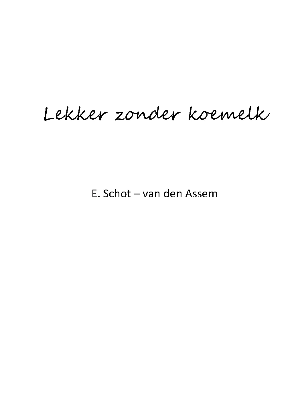 Voorbeeld pagina